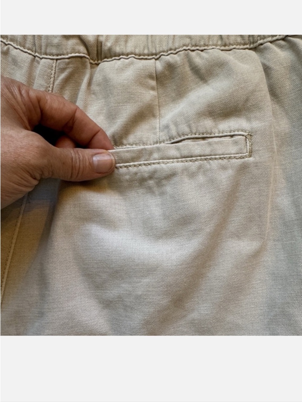JOIE Shorts Womens X-Small Ivory Rainy Day Linen Blend High Rise Pleated Pockets - Picture 9 of 13